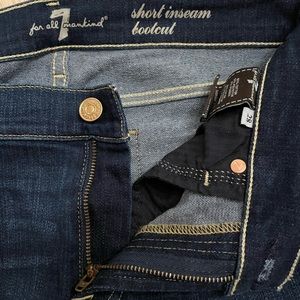 7 For All Mankind - Women’s short inseam bootcut jeans